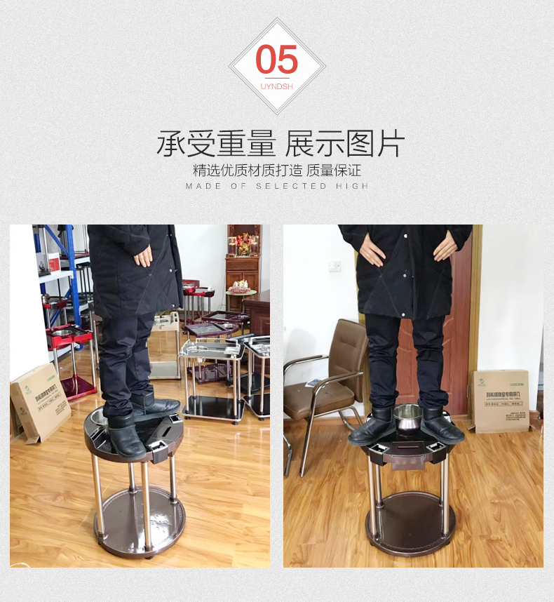麻将机A9多功能万向轮版茶几