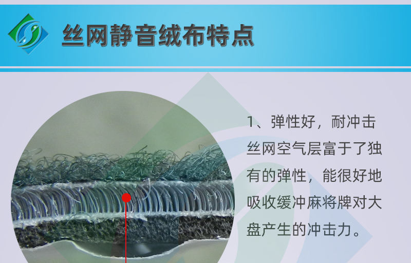静音麻将机专用大盘绒布