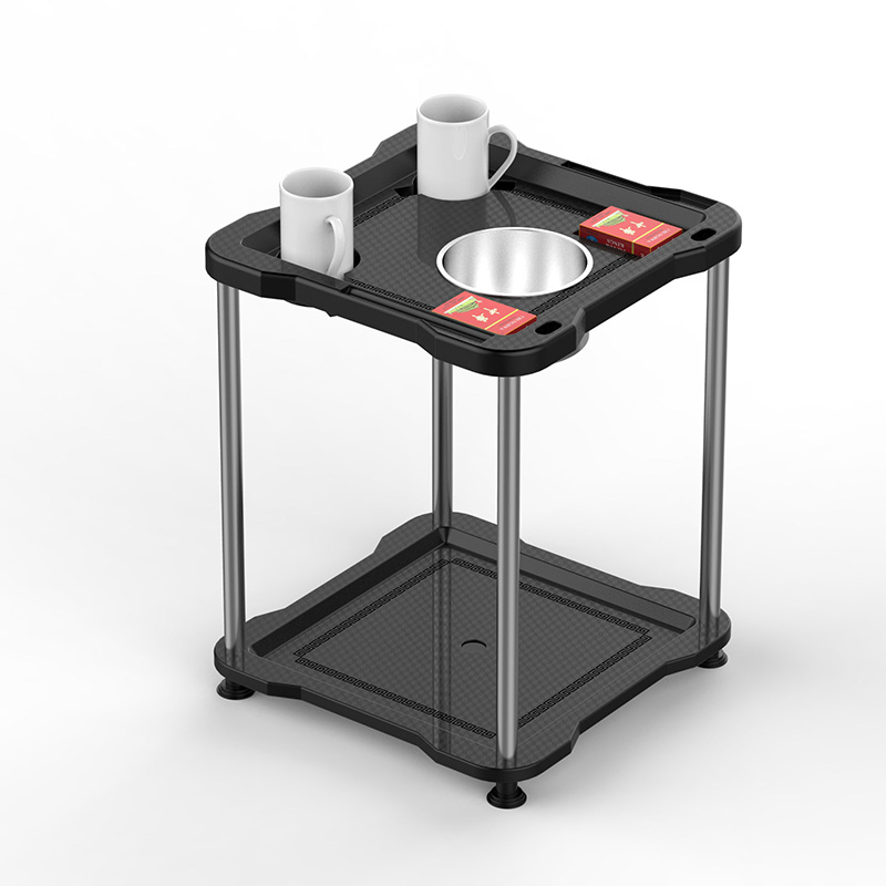 A5黑色高端棋牌茶几