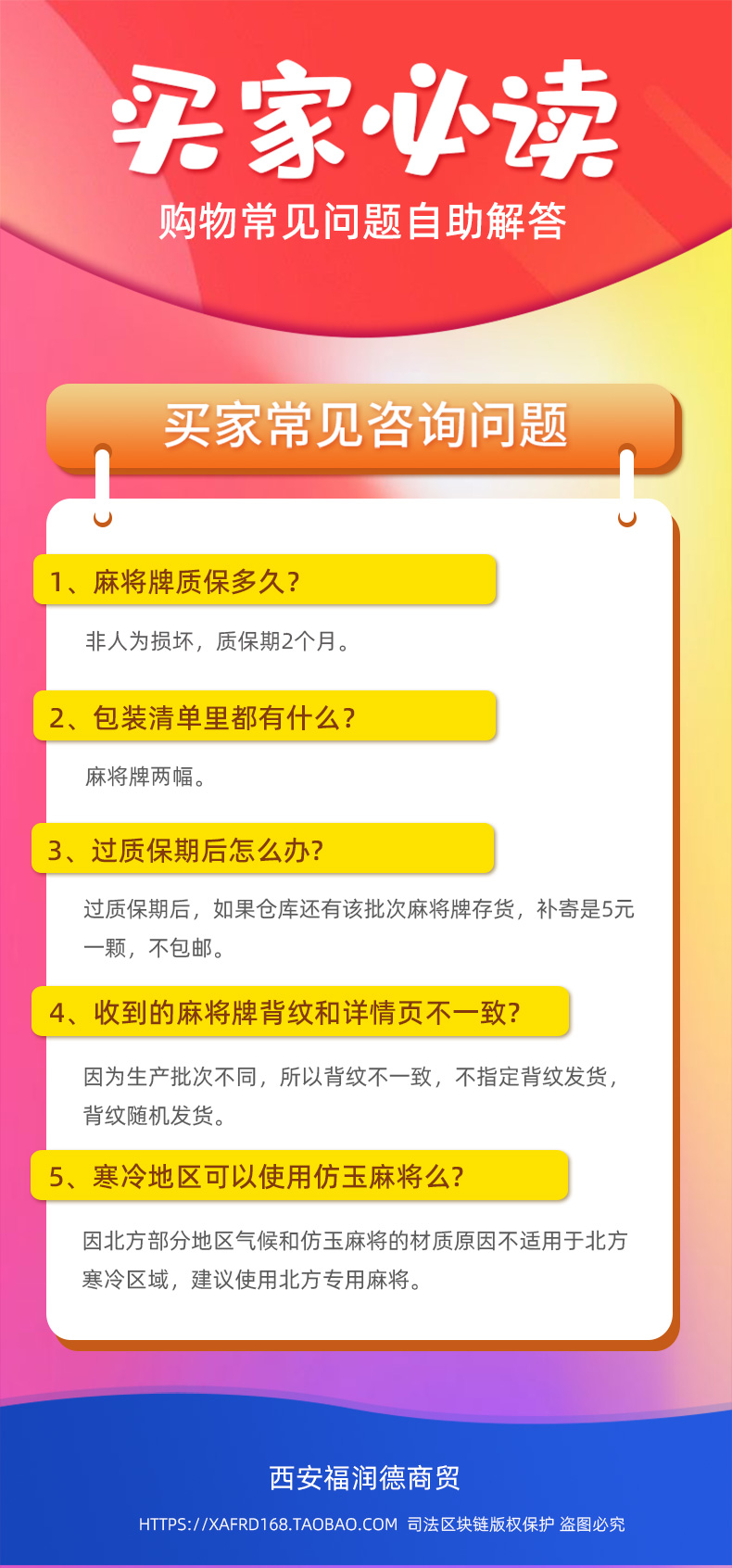 买家常见问题解答