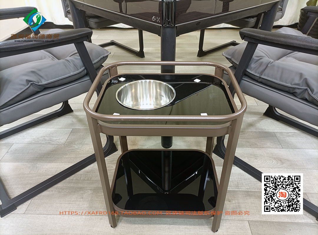 西安玻璃钢方型茶几